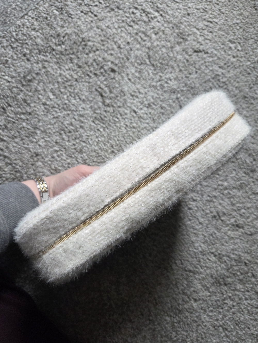 NWOT CHANEL Beauté Tweed Travel Cosmetics Pouch - Picture 4 of 14